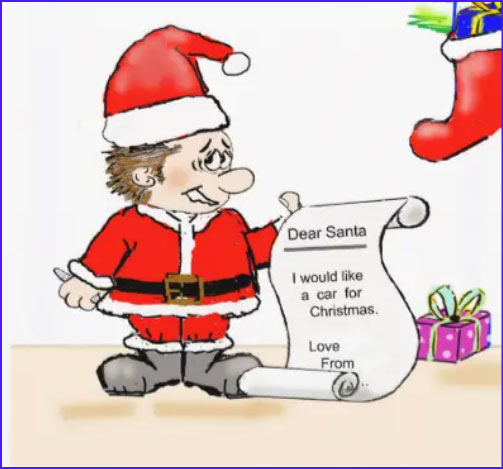 Funny Santa Stories Image by Glenys Grob